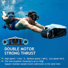 Scooter Eléctrico Submarino KIDDEX 700W - Buceo hasta 40m