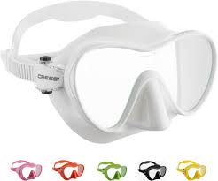 Máscara CRESSI F1 Blanca - Monocristal Frameless