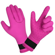Guantes de Buceo AUAUY 3 mm - Rosa Neopreno