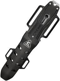 Cuchillo de Buceo Cressi Lizard - Negro/Plata