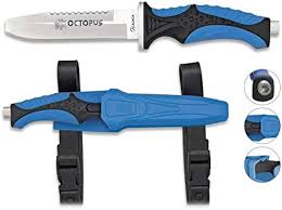 Cuchillo Submarinismo Octopus Azul Albainox 32332