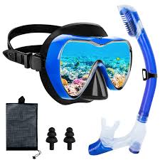 Juego de Esnórquel para Adultos: Tubo y Gafas de Buceo