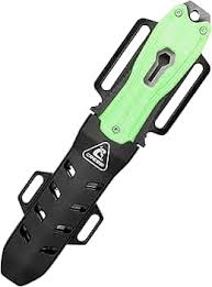 Cuchillo Profesional CRESSI Lizard Verde para Submarinismo
