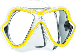 Gafas de Buceo Mares X-Vision 14 Amarillo/Blanco Unisex
