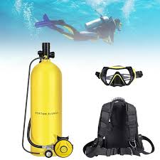 Mini Tanque de Buceo Portátil ANXYYDS - 3L/4L con 30-60 Minutos de Aire