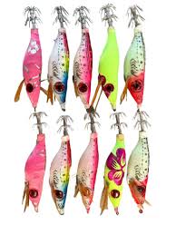 Jibioneras Pajaritos para Pesca de Calamar - 10 Unidades