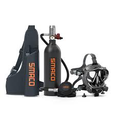Tanque Mini de Buceo SMACO 1L: 15-20 Minutos de Aventura Submarina