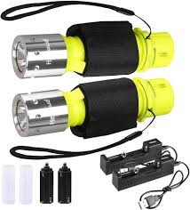 Linterna Profesional de Buceo HECLOUD LED IPX8