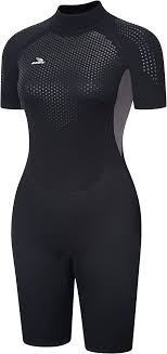 Traje de Neopreno Corto 3 mm para Hombre con Cremallera Trasera