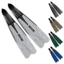 Aletas Largas SEAC Shout Camo para Buceo y Pesca