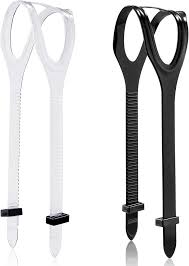 Juego de 2 Correas para Máscara de Buceo - Negro y Transparente