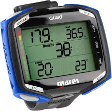 Mares Quad: Ordenador de Buceo Multimezcla con Pantalla Grande