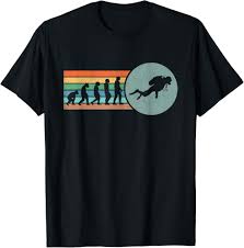 Camiseta Vintage de Buceo Retro