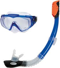 Kit de Buceo Intex 55962 - Tubo y Máscara de Silicona para Adultos