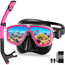 Set de Gafas y Tubo de Snorkel para Adultos