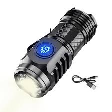 Linterna LED Recargable Jomewory: Potencia Compacta