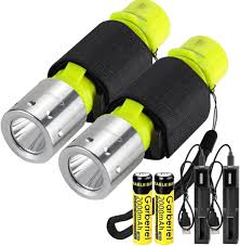 Linterna Subacuática Recargable para Buceo
