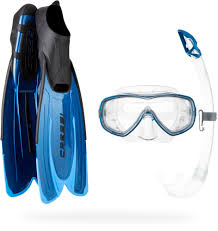 Conjunto de Snorkeling Cressi Agua Set Azul