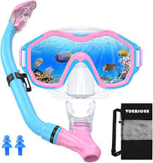 Set de Gafas de Buceo y Snorkel para Niños 180°