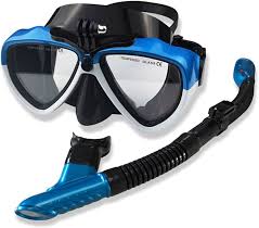 Juego de Máscara de Snorkel 180° - Antivaho y Respiración Fácil