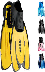 Aletas de Snorkeling Cressi Agua Short - Unisex Amarillo