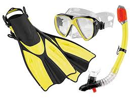 Juego de Buceo Profesional para Niños Crivit - Aletas Jet-Fin y Silbato Integrado