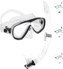 Conjunto Máscara Estrella y Gamma Clear/Black de CRESSI