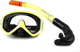 Conjunto de Buceo Snórkel para Adultos - Máscara de Cristal y Tubo de Policarbonato