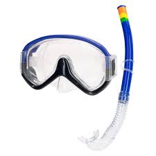 AKTIVE Aqua Sport: Gafas de Buceo con Tubo Flexible para Adultos