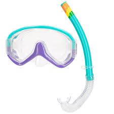 AKTIVE Aqua Sport: Gafas de Buceo con Tubo Flexible para Adultos