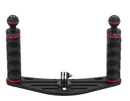 Pletina Submarina Doble Puño para Action CAM y Cámara Compacta