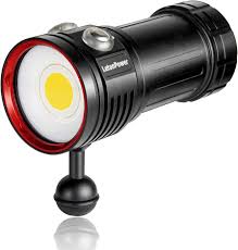 Linterna Sumergible LetonPower L12 - 8000 Lúmenes