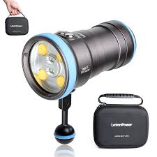 Linterna de Buceo LetonPower Seal CF - 6000 Lúmenes