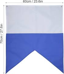 Banderas de Buceo CHICIRIS: Poliéster Diver Down Azul