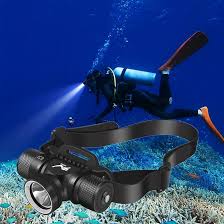 Linterna Frontal de Buceo 5000 Lúmenes - 5 Modos