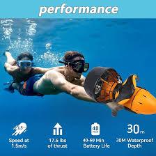 Scooter Submarino Dfdieratve 300W/500W para Deportes Acuáticos