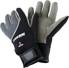 Guantes de Buceo Cressi Tropical 2mm XXL - Negro/Gris
