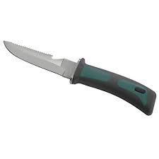 Cuchillo de Buceo Seac Sub Bat de Acero Inoxidable