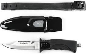 Cuchillo Cressi Norge Unisex Negro