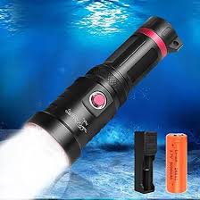 Linterna Subacuática LED Profesional Recargable