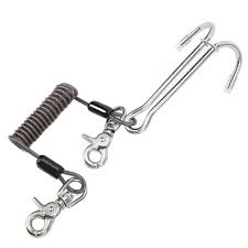 Ganchos Doble de Acero Inoxidable para Buceo