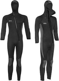 Traje de Neopreno Unisex 5 mm con Cremallera Frontal