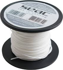 SEAC Dyneema 50m x Ø1.1mm - Línea de Pesca Submarina Blanca