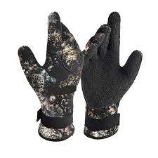 Guantes de Buceo Camuflados con Cinturón