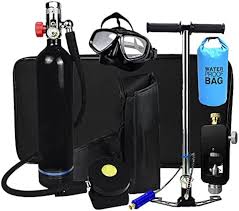 Tanque de Buceo Compacto de 1L con Escafandra