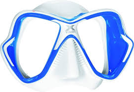Máscara de Mergulho Mares X-Vision LiquidSkin Blanco/Azul