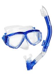 Conjunto de Máscara y Snorkel Recreativo Speedo Adulto - Azul