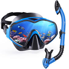 Gafas de Buceo Dorlle: Máscara Panorámica y Snorkel Seco Antifugas