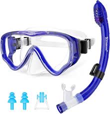 Gafas de Snorkel Antiniebla para Niños 4-12 Años