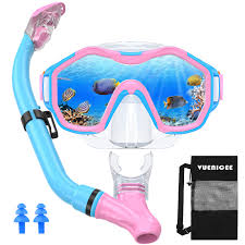 Set de Gafas y Tubo de Snorkel Panorámico para Niños